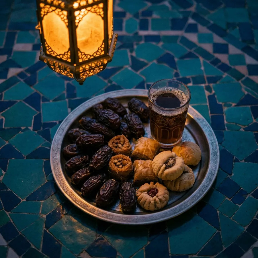 Kurma dan teh